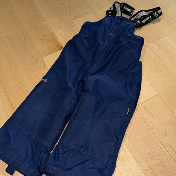 Kamik Navy Bib Snow Pants Boy’s Size 4 - Picture 2 of 7